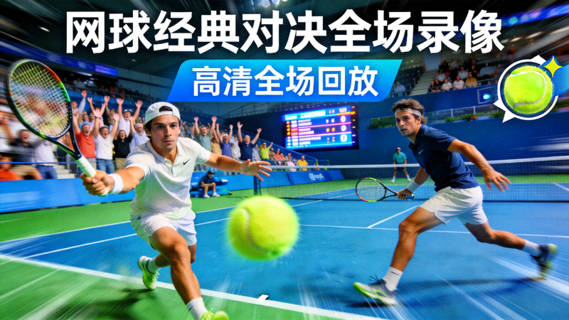 网球运动员在红土场上奋力挥拍击球的专业动作